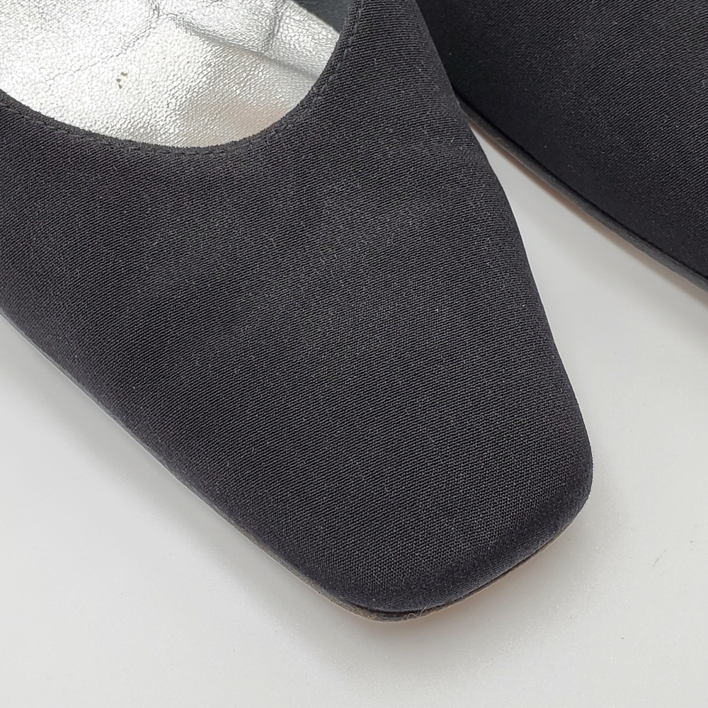 Stuart Weitzman Black Fabric Pumps - Picture 14 of 15